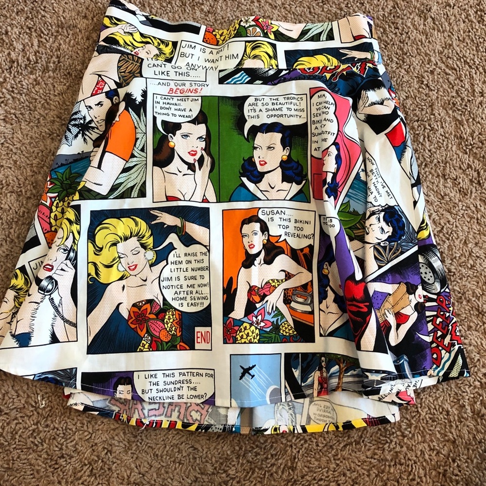 Retrolicious swing skirt